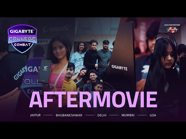 Introducing the exhilarating aftermovie of Gigabyte College Combat! 🎥