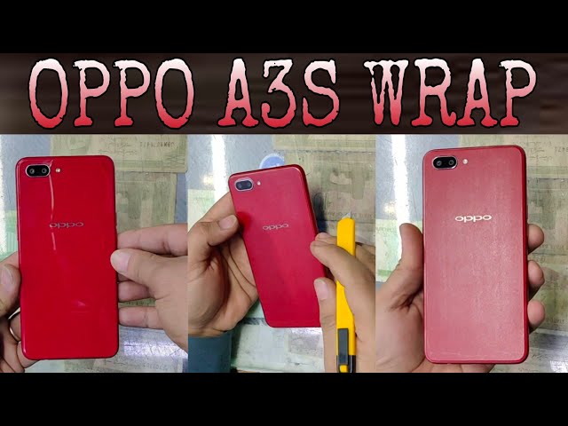 Oppo a3s back cover wrap