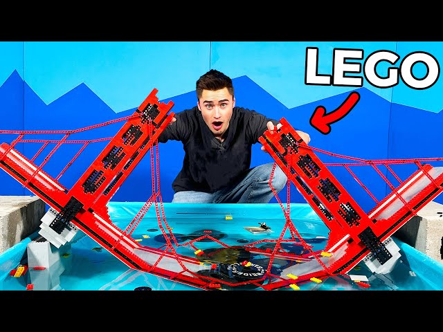 Testing LEGO Bridges!