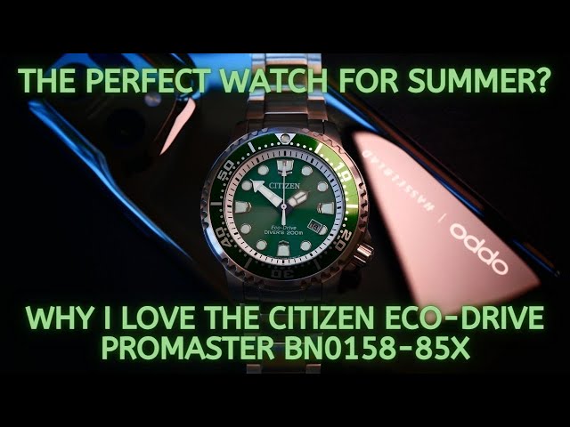 The Perfect Summer Watch? - Why I love the Citizen Promaster "Green Goblin" BN0158-85X