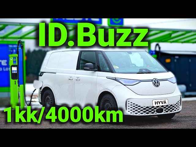 482. VW ID.Buzz kokemukset 1kk/4000km, hyvää latausta, heikkoa etenemistä, hidasta softaa