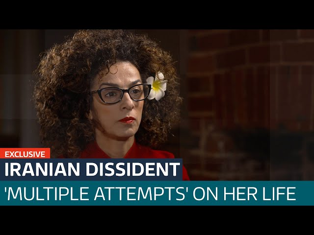 Prominent Iranian dissident tells ITV News of the 'multiple attempts' to assassinate her | ITV News