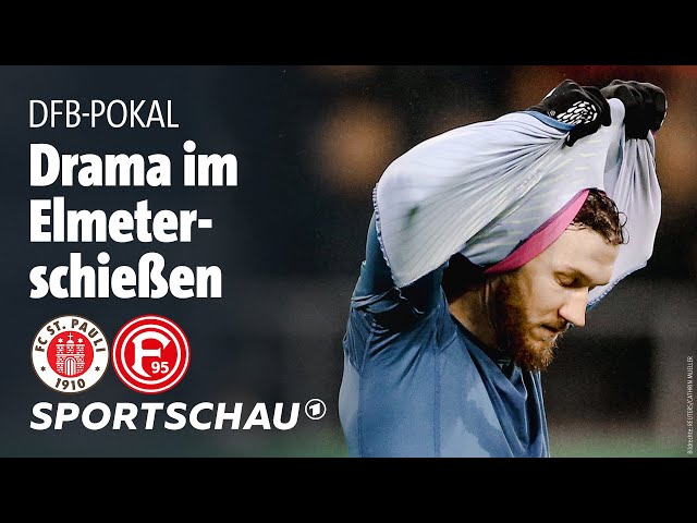 FC St. Pauli - Fortuna Düsseldorf Highlights DFB-Pokal Viertelfinale | Sportschau