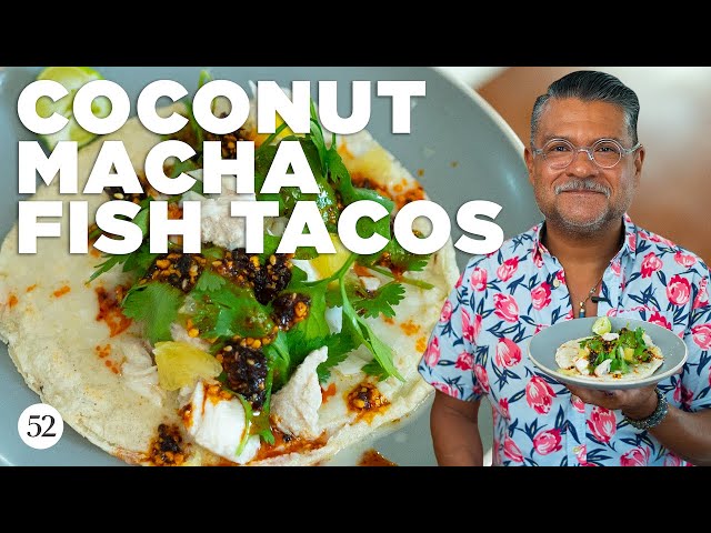 Coconut-Roasted Cod With Anchovy Salsa Macha | Sweet Heat with Rick Martínez