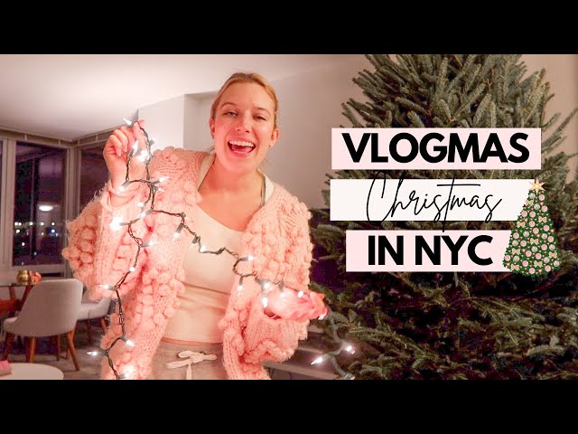 CHRISTMAS IN NYC! Vlogmas Day 5!