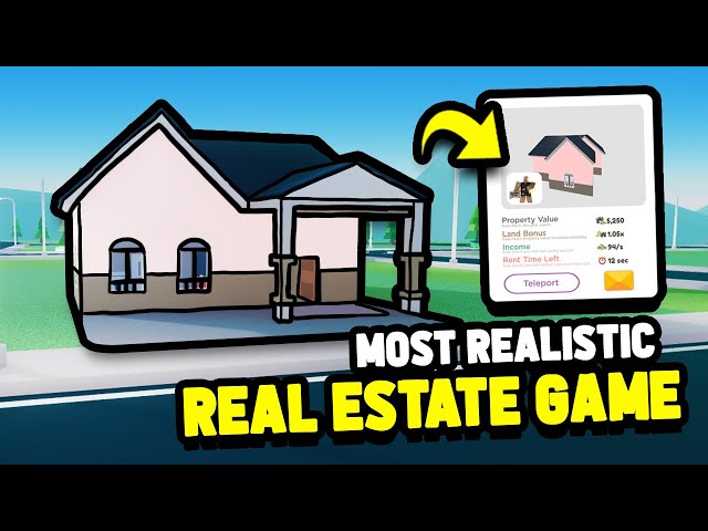 The Most REALISTIC REAL ESTATE Game on Roblox