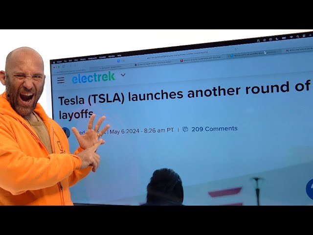 TESLA LAYOFFS CONTINUE for FOURTH ROUND - this is getting kinda funny...