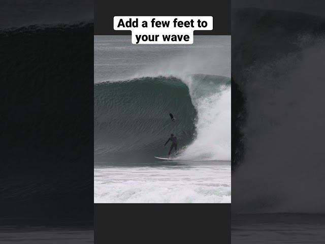 Make your wave look bigger! #shorts