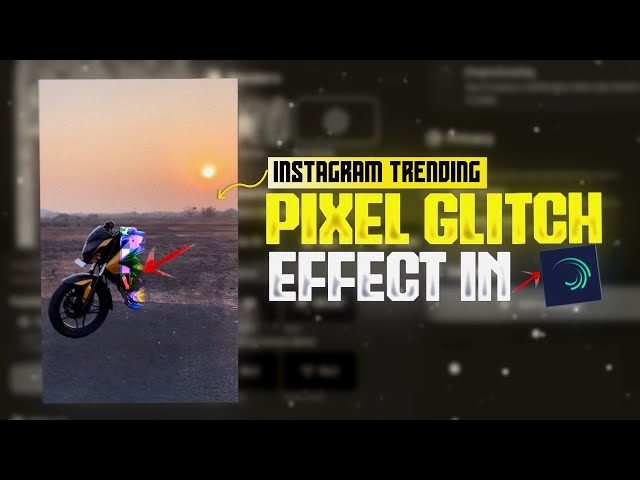 Pixel Glitch Effect Edit In Mobile | ABHI SHANKAR