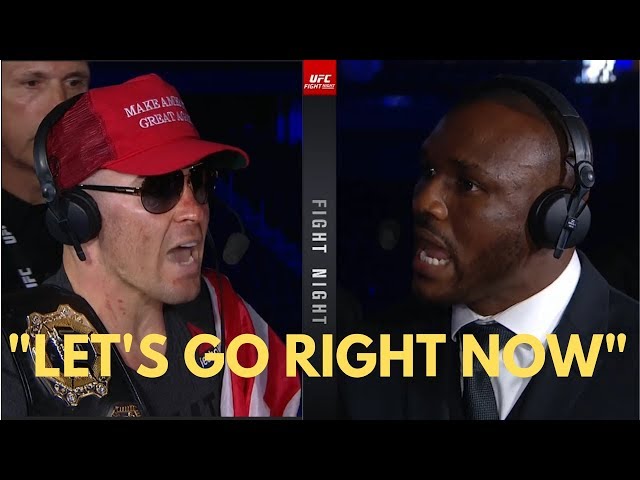 Colby Covington GOES OFF on Kamaru Usman during Post Fight Interview