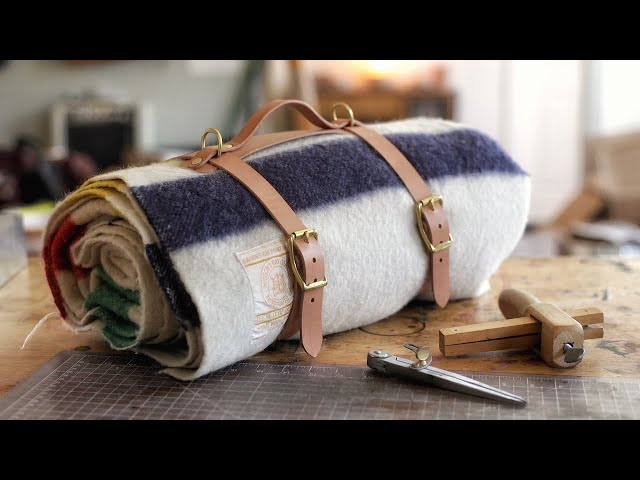 How To Make A Leather Blanket Roll (Super Easy!)