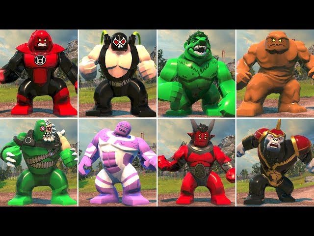 All Big-Fig Characters in LEGO DC Super-Villains