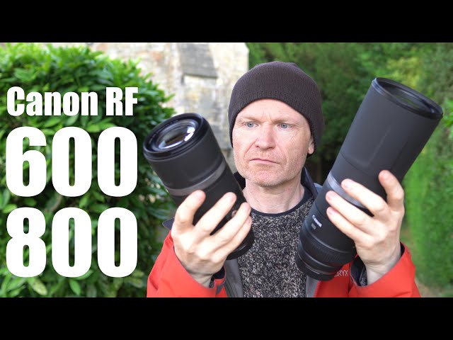Canon RF 600mm 800mm f11 HANDS ON first looks