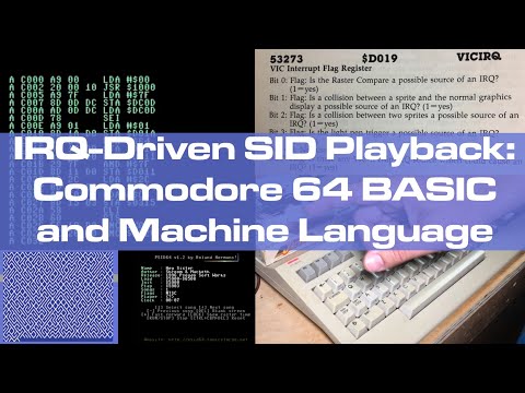 IRQ-Driven SID Music: Commodore 64 BASIC and Machine Language