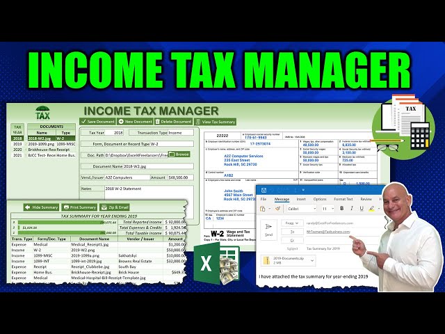 Take Tax Preparation To The Next Level With This Excel Income Tax Manager [Free Download]