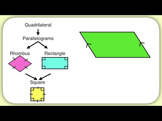 Quadrilaterals (Types of Parallelograms)