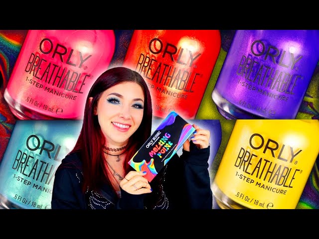 NEW Orly Melting Point Breathable Nail Polish Swatch and Review || KELLI MARISSA