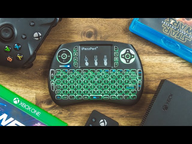 QWERTY Keyboard for Xbox One 🎮 (+SmartTV) - Backlit iPazzPort