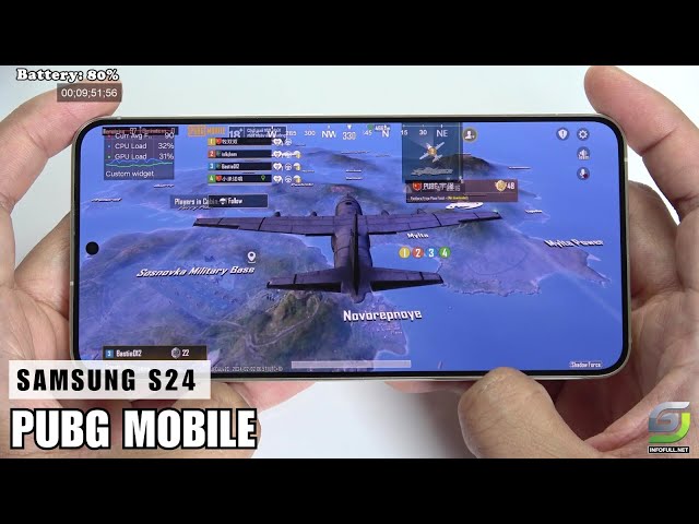 Samsung Galaxy S24 Test game PUBG Mobile 90 FPS | Exynos 2400
