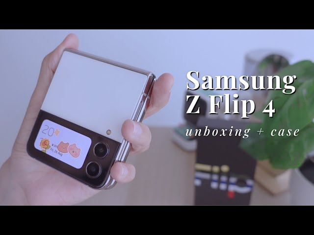 Aesthetic Unboxing | Samsung Galaxy Z Flip 4 🐼 (Bespoke) + First Impressions