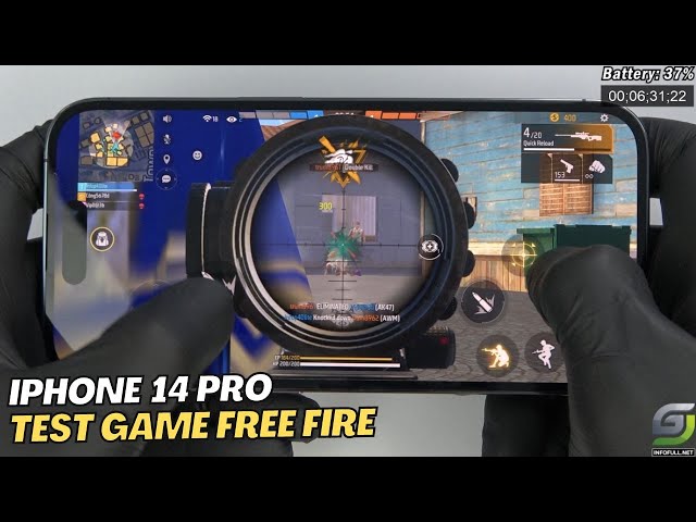 iPhone 14 Pro Test game Free Fire