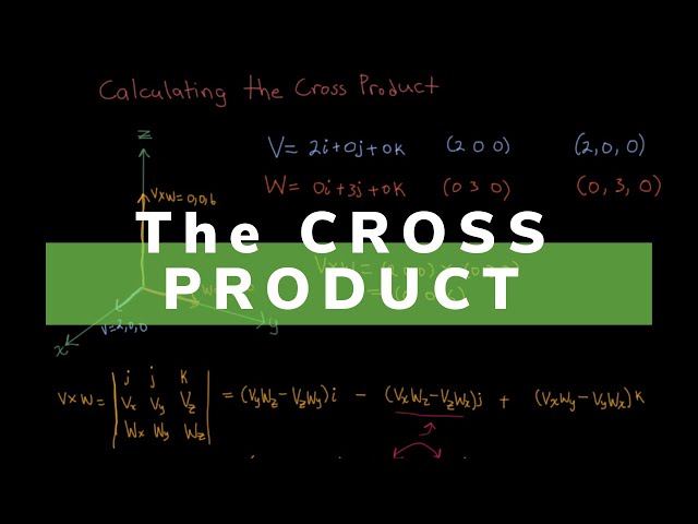 Calculating the Cross Product Step-by-Step