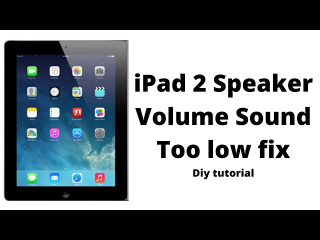 Boost your iPad sound!Sound volume gone so quiet on iPad 2 fix.#Shorts