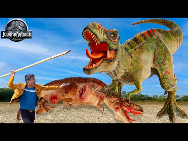 Most Realistic T-Rex Chase 2023 | Jurassic Park Fan Made Short Film | Dinosaur Fight | Ms.Sandy