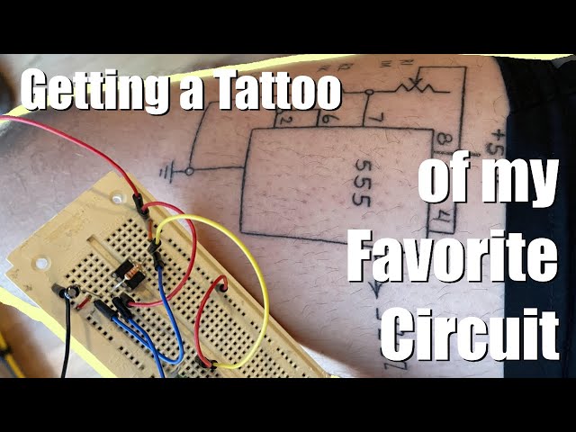 I got a Tattoo of my Favorite Circuit - 555 Timer Oscillator