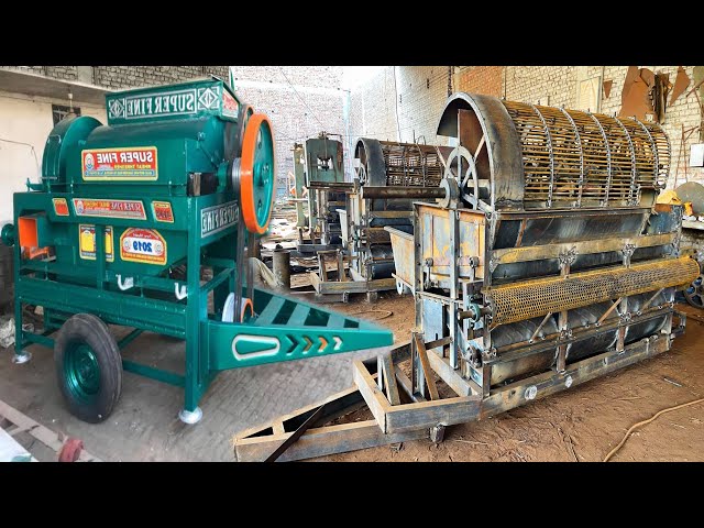 Amazing Manufacturing Process of Rice Thersher Machine in Factory I| Production of Thersher Machine