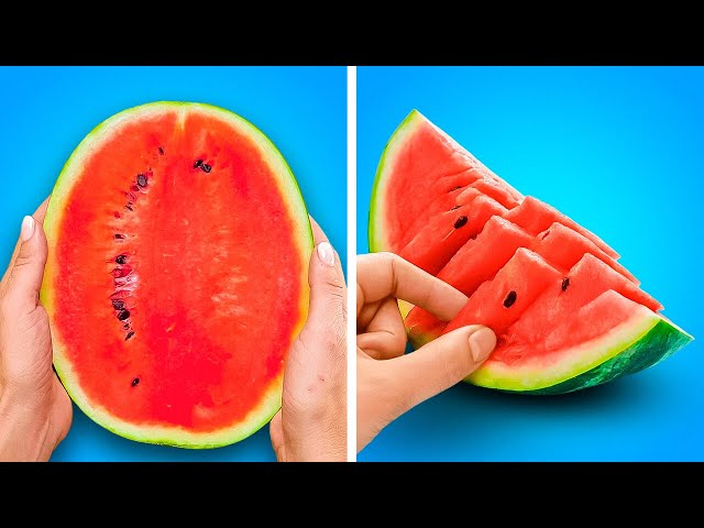 Smart Tricks And Tips For Peeling And Cutting Vegetables & Fruits 🍉
