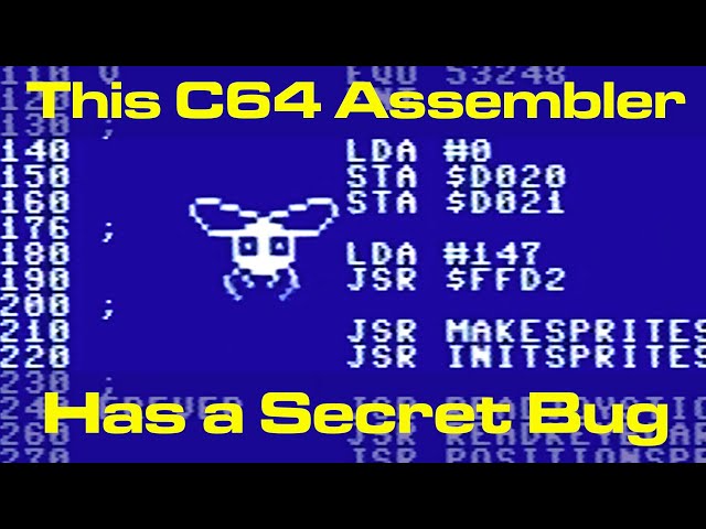 The Commodore 64 Assembler With A Deliberate Bug: Zeus64
