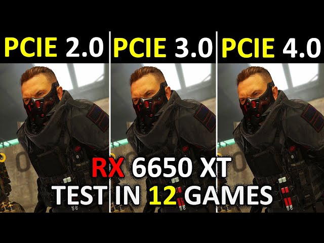 RX 6650 XT PCIe 2.0 vs PCIe 3.0 vs PCIe 4.0 | Test In 12 Games | is there a Difference? 🤔 | 2024