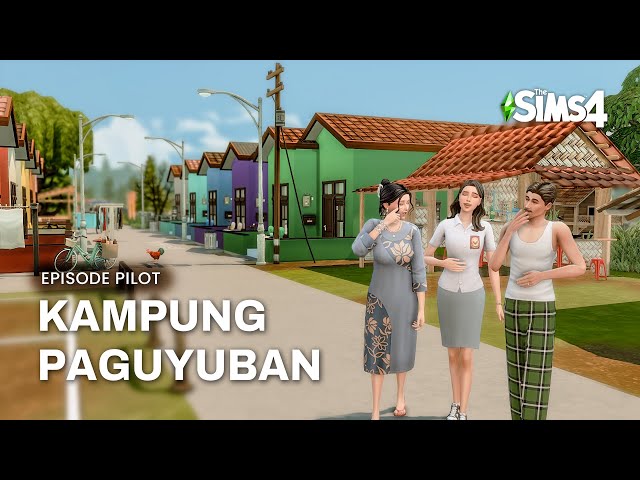 Welcome to Kampung Paguyuban! | Sims 4 Indonesia Gameplay