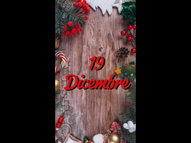 19 dicembre il nostro Calendario dell'avvento🎄