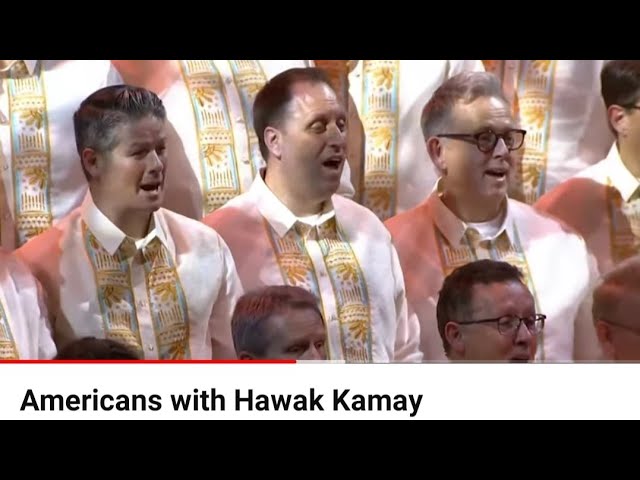 Americans with Hawak Kamay. The Tabernacle Choir World Tour – Manila, Philippines