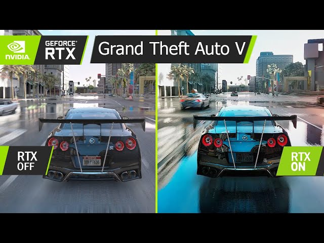 GTA V :  RAY-TRACING GRAPHIC RTX ON vs OFF (GRAPHICS COMPARISON) GEFORCE RTX™ 2080 Ti | ULTRA HD