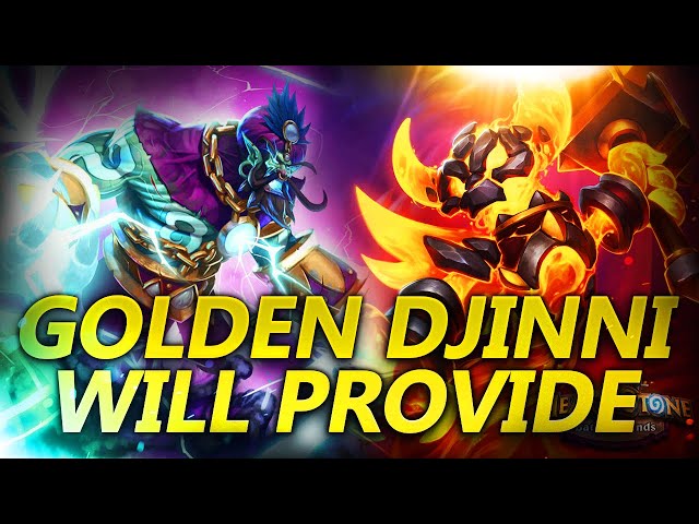 Golden Djinni Will Provide | Hearthstone Battlegrounds Gameplay | Patch 21.8 | bofur_hs
