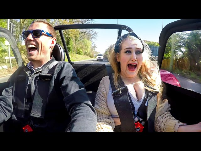 SCARING My Girlfriend in the Caterham 420R!