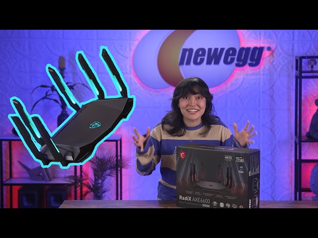 $100 OFF MSI'S FIRST WIRELESS ROUTER RadiX AXE6600 - Unbox This