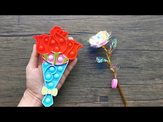 Rose Pop It Unboxing 2022 - Beautiful Flower Fidget Toy