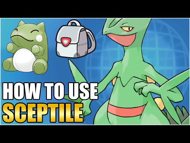 Best Sceptile Moveset Guide - How To Use Sceptile Competitive VGC Pokemon Scarlet and Violet