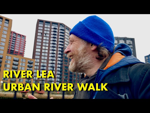 Along the River Lea from Hackney to the Thames | River Lea Walk (4K)