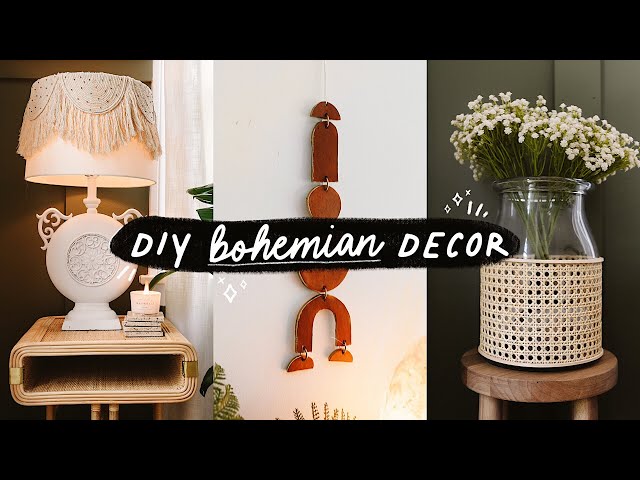 DIY Bohemian Room Decor Ideas - Warm + Cozy DIY Ideas for 2020