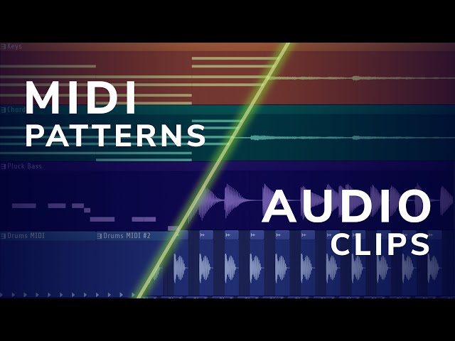 MIDI Patterns vs Audio Clips - FL Studio 20 Basics