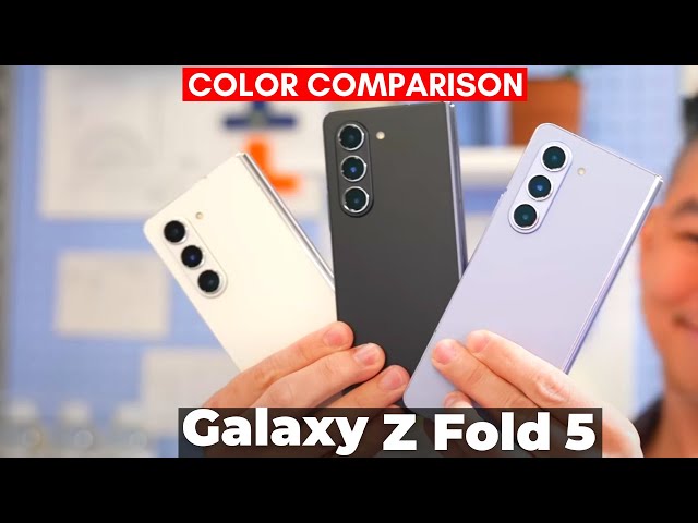 Samsung Galaxy Z Fold 5 All Colors! Whats your favourite?