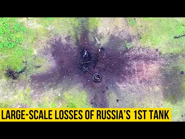 Large-scale losses of Russia’s 1st Tank Army in Ukraine.