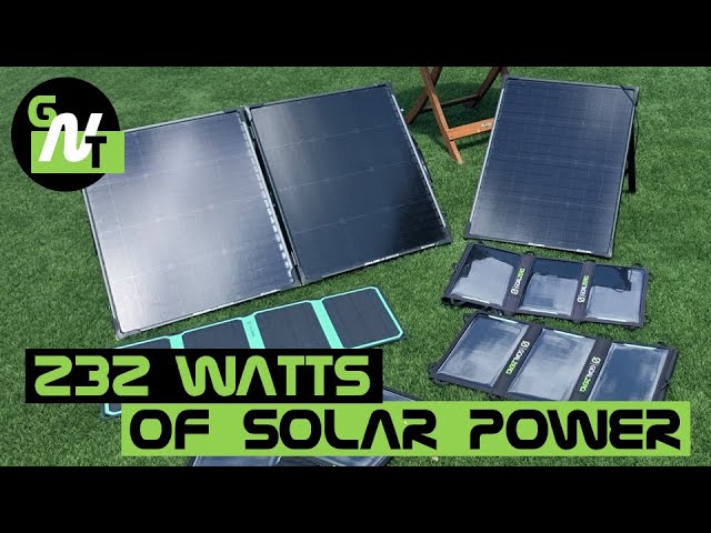 Which Goal Zero Solar Panel Should You Buy? We test 232 Watts of Panels To Find Out!!!