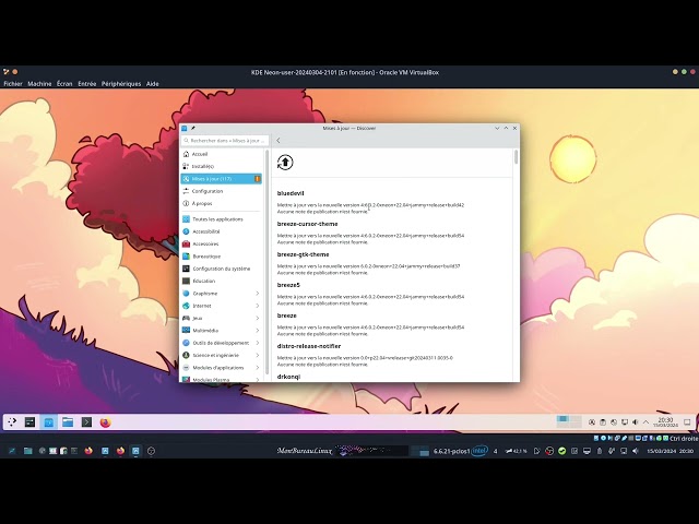 KDE Neon mise à jour vers Plasma 6 0 2