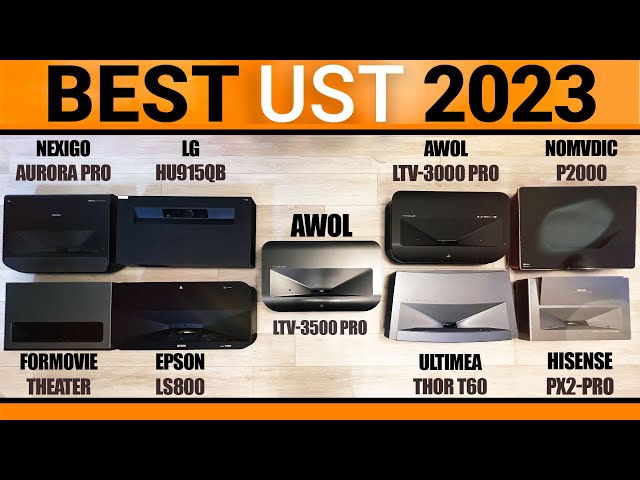Best Ultra Short Throw Projectors 2023 (UST) || AWOL LTV-3500 Pro, Nexigo Aurora Pro, Epson LS800